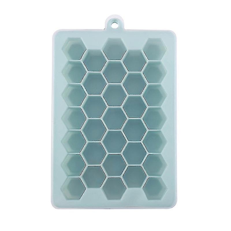 2 Packs Silicone Ice Cube Molds With Sealing Lid And 33-ice Trays