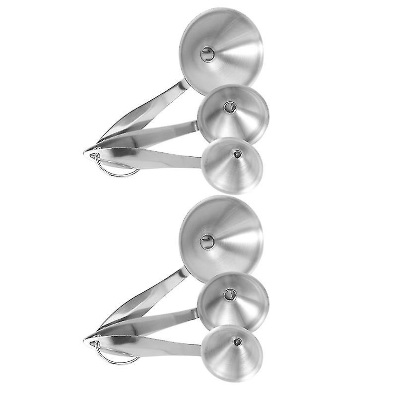 2set Stianless Steel Funnel Set
