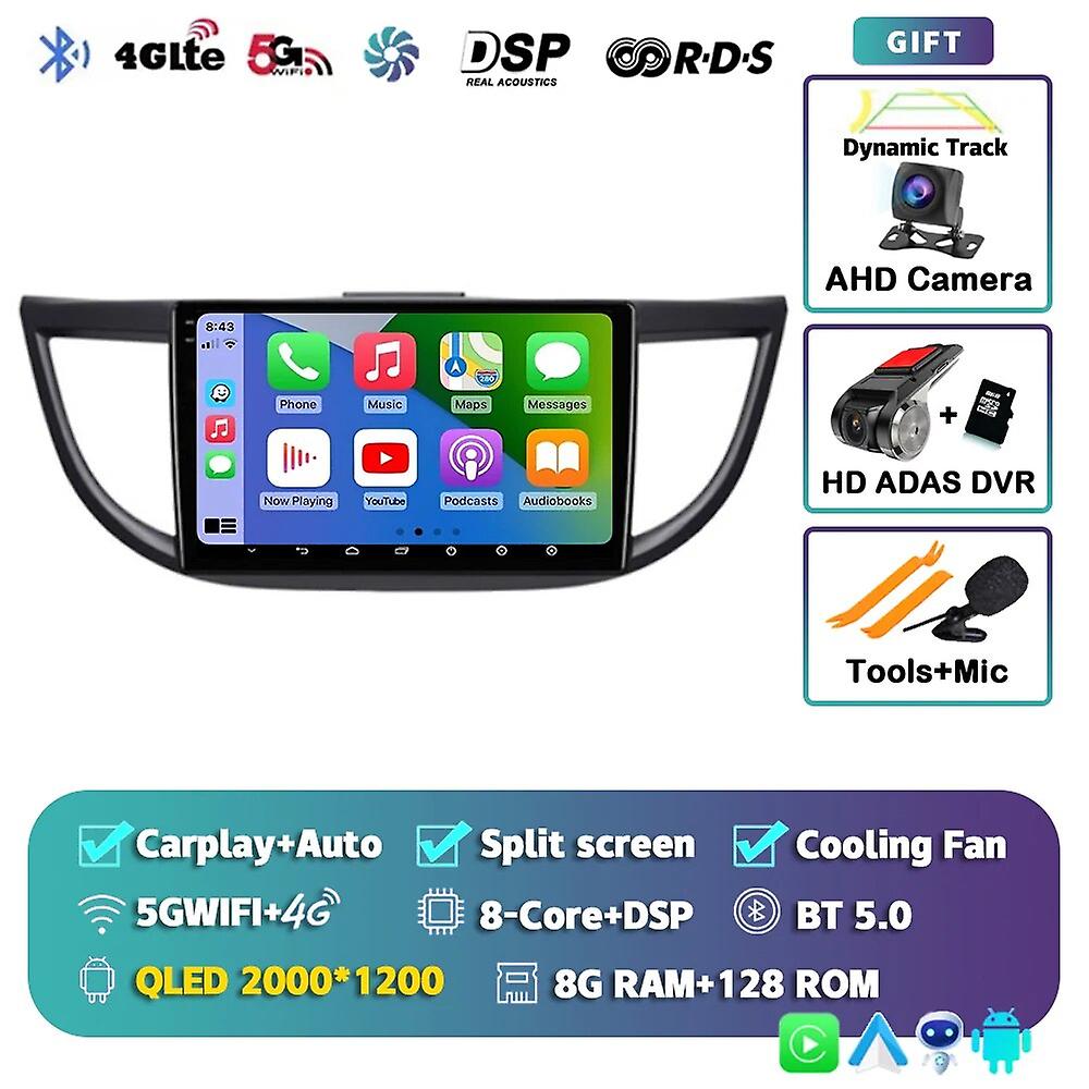 Android 13 Car Radio For Honda Crv Cr-v 4 Rm Re 2012 2013 2014 2015 2016 Multimedia Player 2din Carplay Gps Navigaion Head Unit