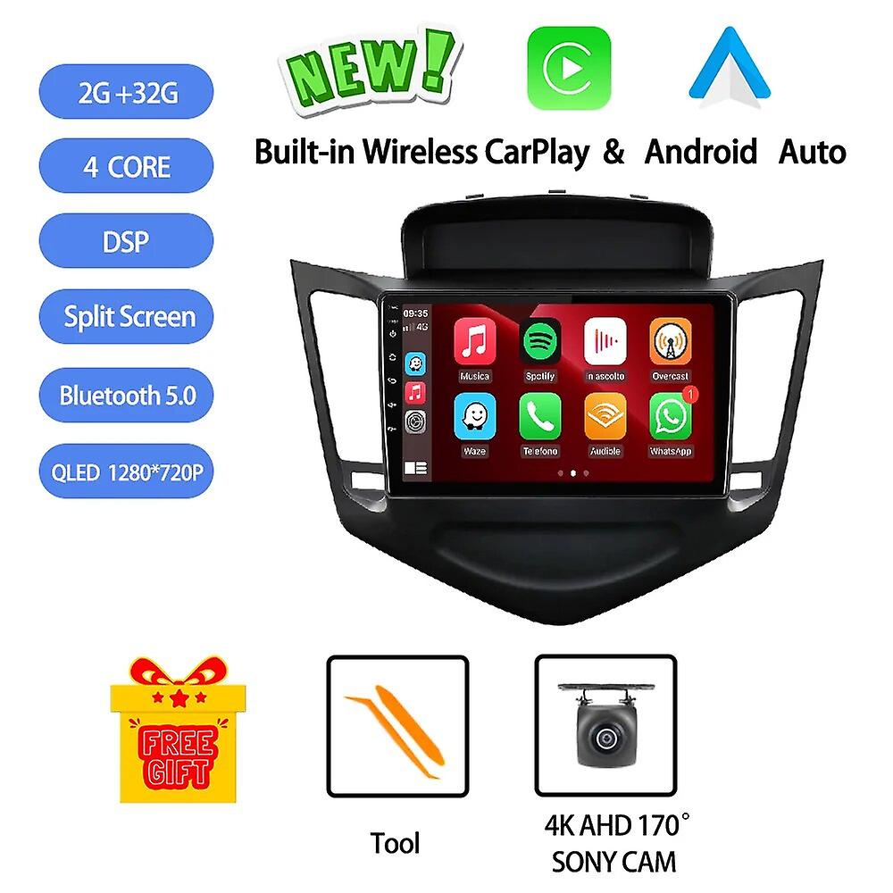 Android 13 For Chevrolet Cruze 2008-2012 Car Radio Stereo Multimedia Video Player Navigation Gps Wireless Carplay Head Unit Rds
