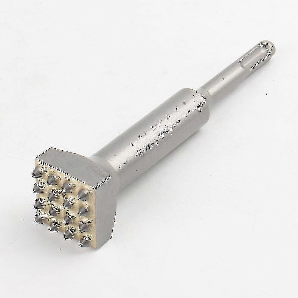 Electric hammer chisel drill bit for surface roughening percussion hammer chisel tool for wall concr