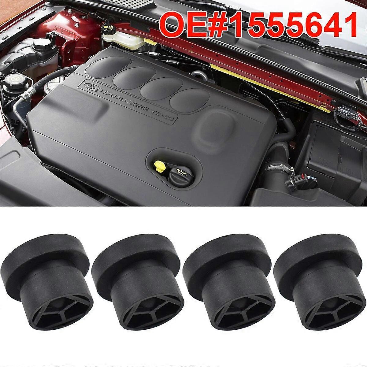 4X Engine Top Cover Buffer Rubber Mount Grommet Bush Bump Stop 1555641 7M5Q6D277AA For Ford Focus MK2 Galaxy C S Max Mondeo Mk4 FN9U2179