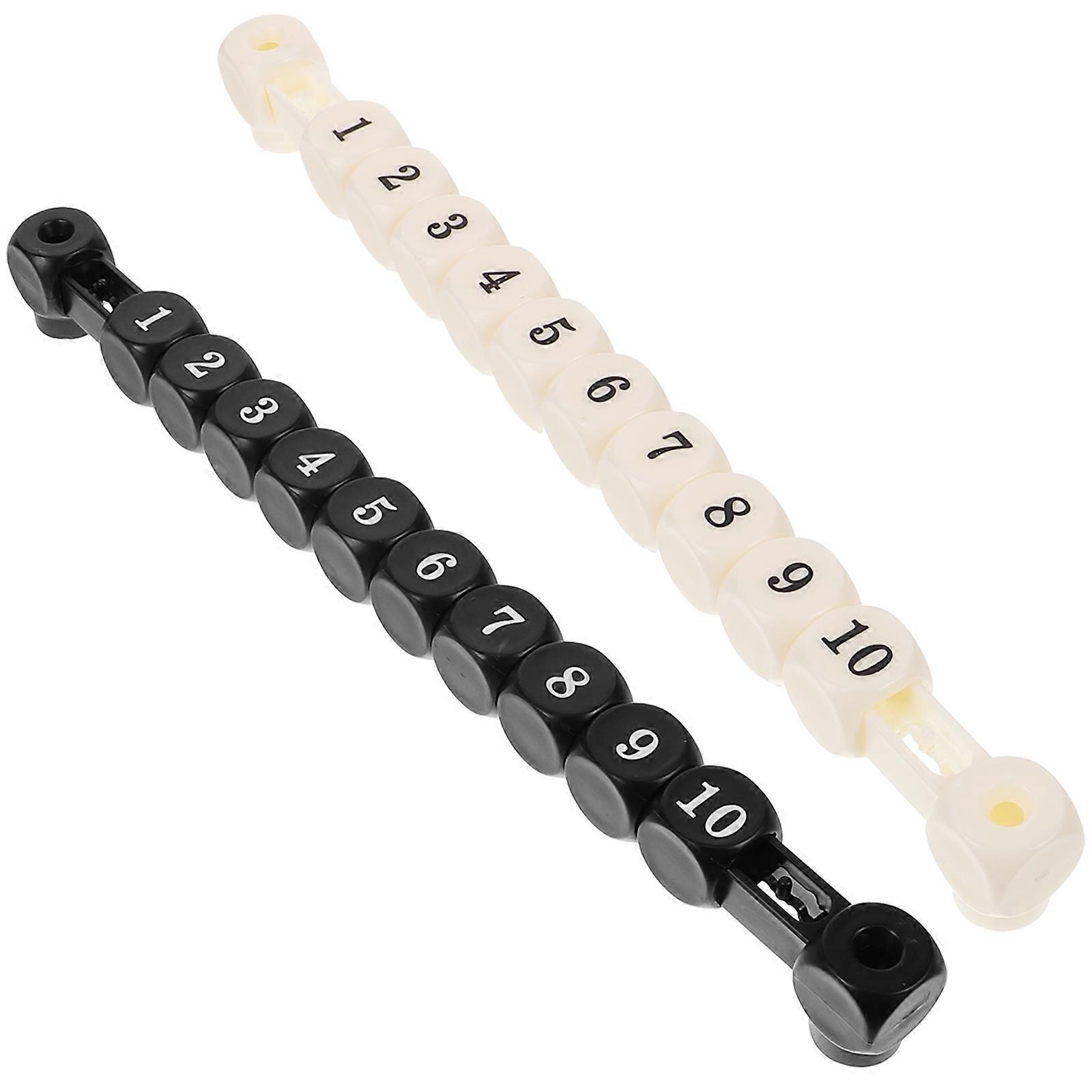 2Pcs Foosball Score Counters Multifunctional Scorekeeper Bars Table Football Scoring Markers