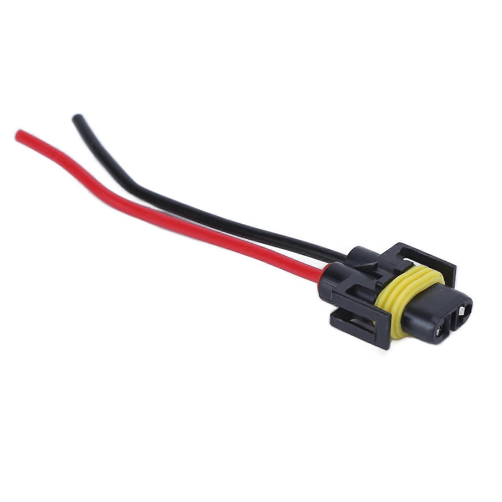 H11 H8 Headlight Connector Bulb Socket Wire Harness Connectors for Headlight Fog Light 12V 24V