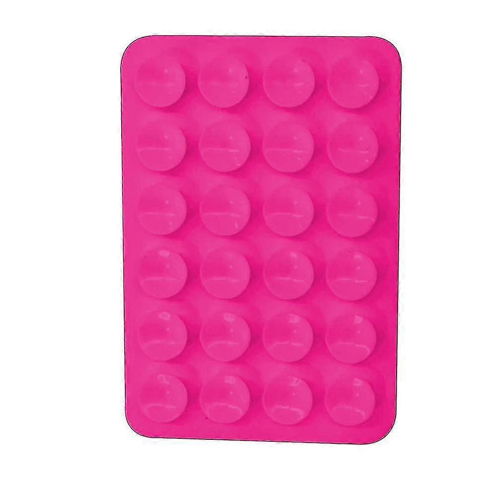 5pcs Silicone Suction Phone Case Adhesive Mount, For Iphone & Android Cellphone Case Compatible, Hands-free Mobile Accessory Holder