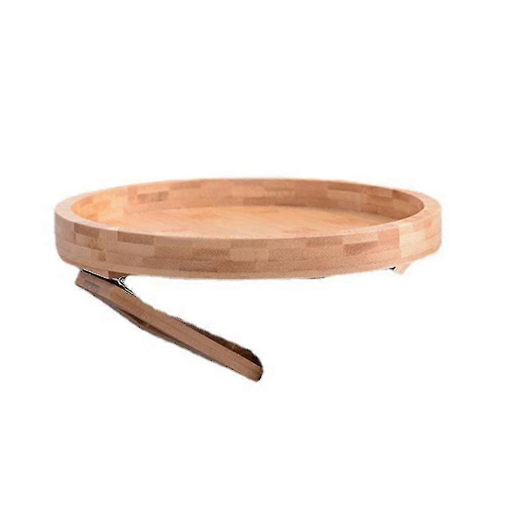 Sofa Tray Table Sofa Armrest Clip-on Tray Wood Sofa Tray Practical Tv Snack Tray For Remote Control