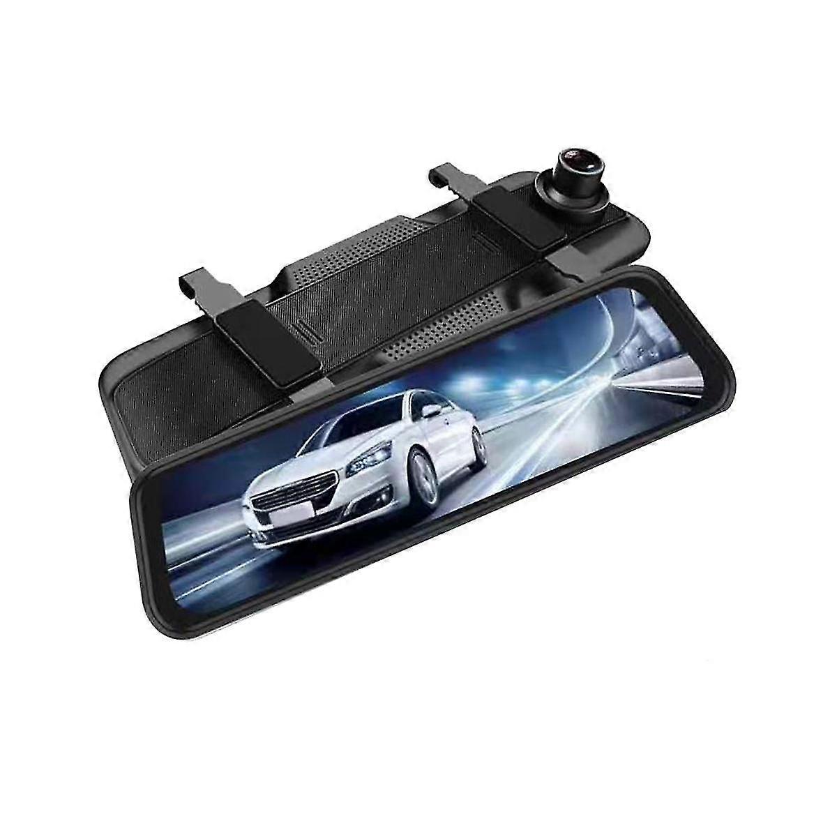 Streaming Media Rearview Mirror Hd Night Vision Dual Lens Full Screen Reversing Video Recorder Reco