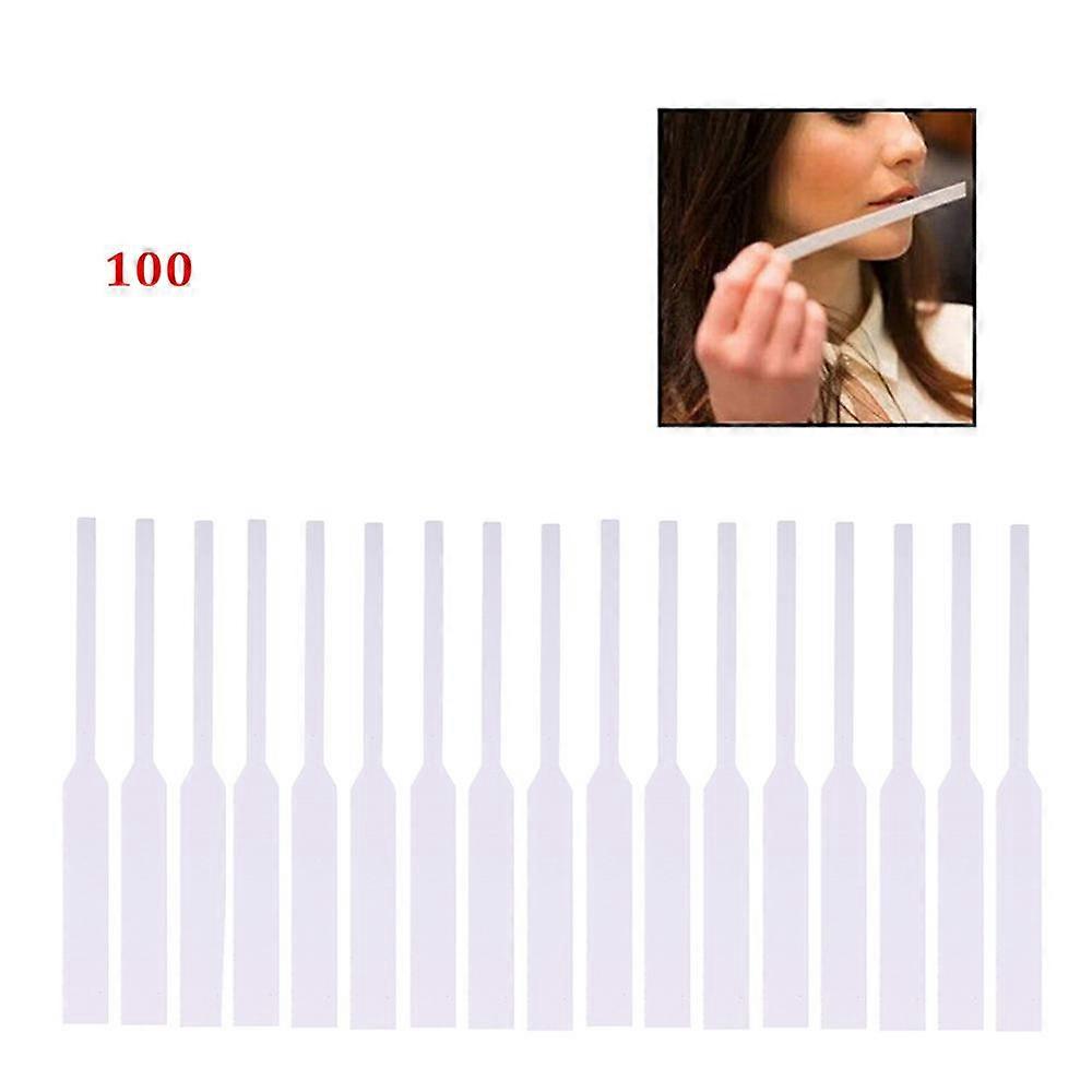 100pcs Perfume Test Paper Strips Portable Fragrance Aromatherapy Paper Perfume Essential Oil