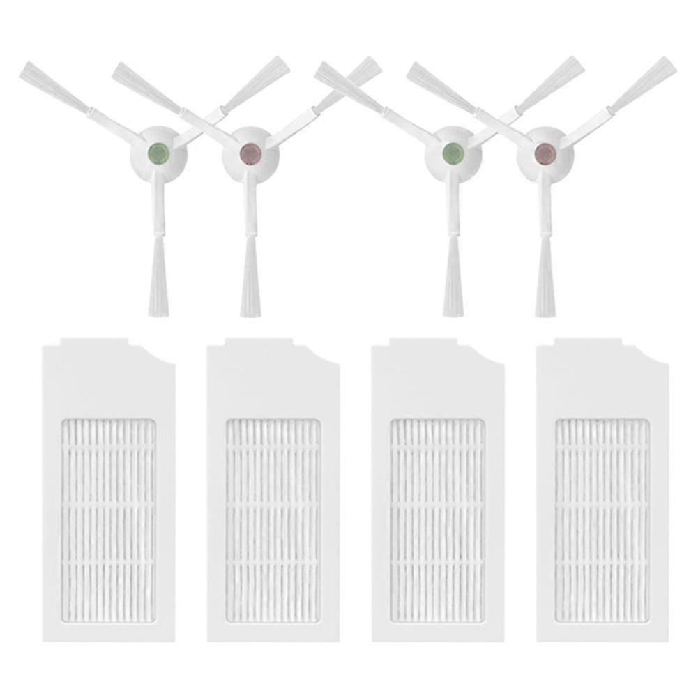 Remplacement pour Deebot T10/T10 TURBO Robot Aspirateur Pièces de rechange Accessoires Brosse latérale Hepa F