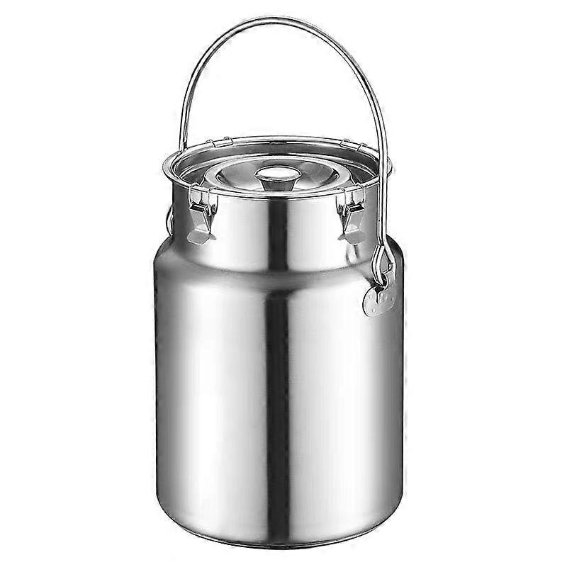 Pichet à lait scellé en acier inoxydable 304 d'une capacité de 5 L avec poignée pour une utilisation facile