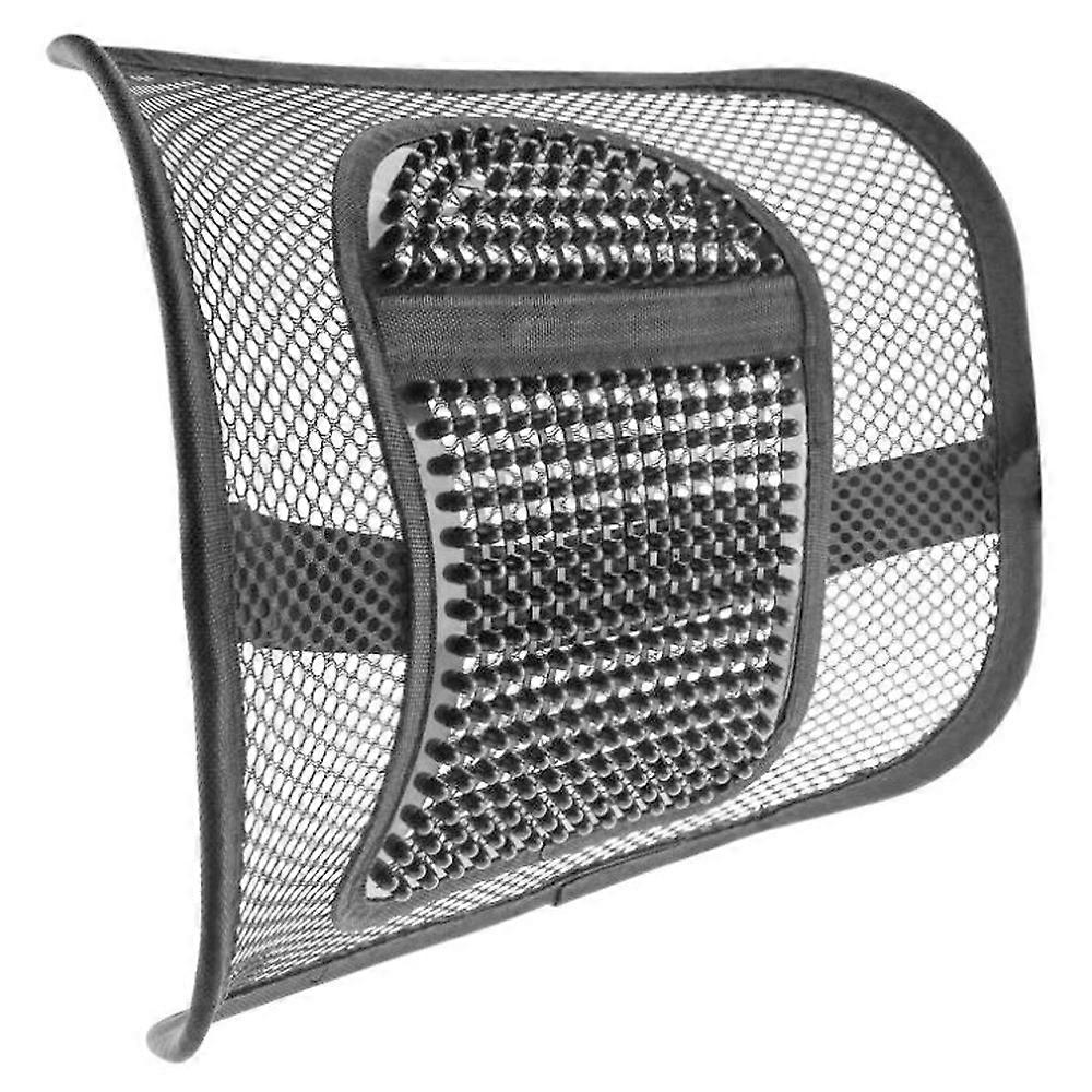 Mesh Back Support for Office Chair, Lumbar/Chair Back Support with Elastic Strap Back Rest for Car