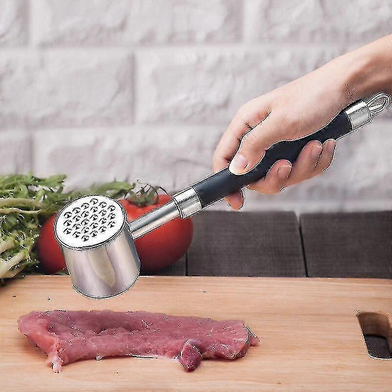 1pcs Kitchen Gadgets Multifunction Meat Hammer Two Sides Loo