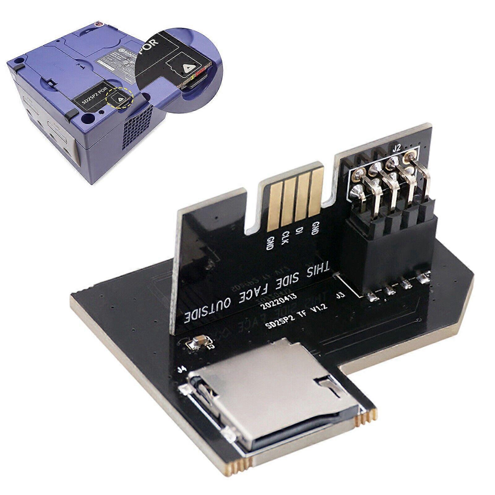 Για NGC SD2SP2 PRO GameCube προσαρμογέα κονσόλας SDs φόρτωση TF SDs Micro CardBARnz