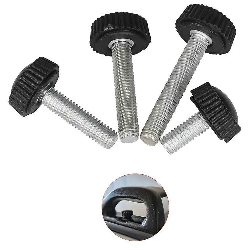 10Pcs M5 πλαστικό μικρό στρογγυλό κεφάλι knurled βίδα αντίχειρα άσπρο μαύρο νάυλον βακελίτη βίδα βίδων βακελίτη σφίγγει το μπουλόνι
