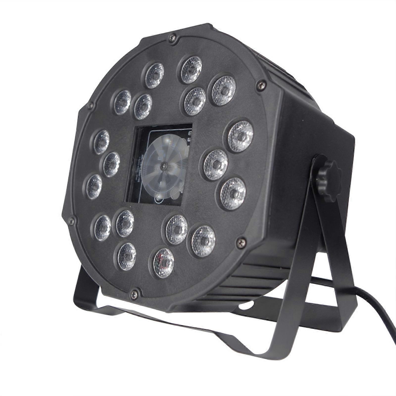 18 LEDs Par Light Stage Lamp Lighting Supported DMX512/ Sound Activated/ Master-slave/ Strobe Mode for Disco Party Christmas