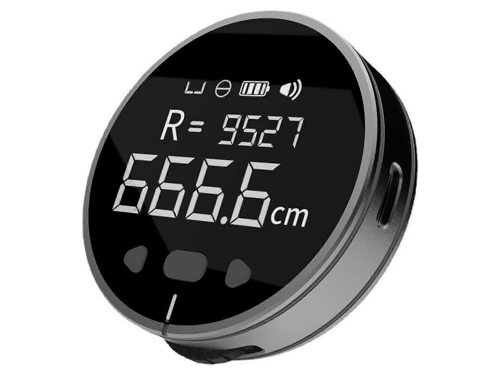 1Pc 8 in 1 Electronic Ruler Rangefinder Length Measuring Tool with LCD Display