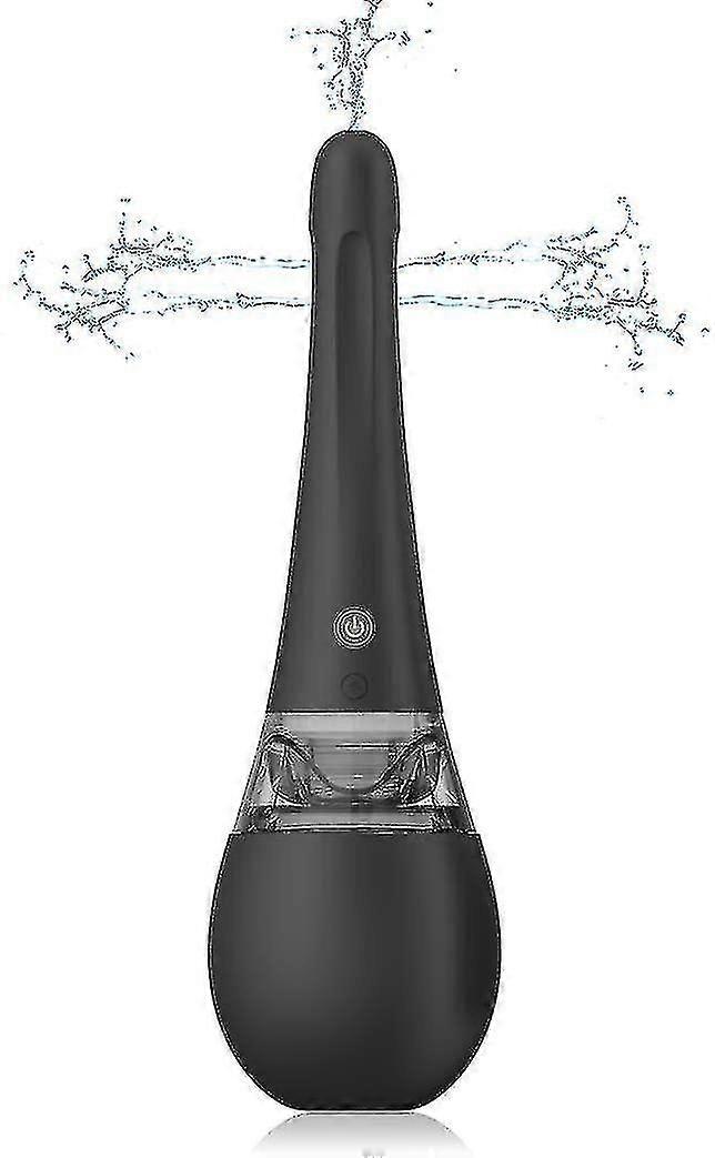 Automatic Electric Douche Enema Bulb, Rechargeable System With 3 Intensities Modes 5 Sprinklers, Waterproof Silicone Kit For Men Wom