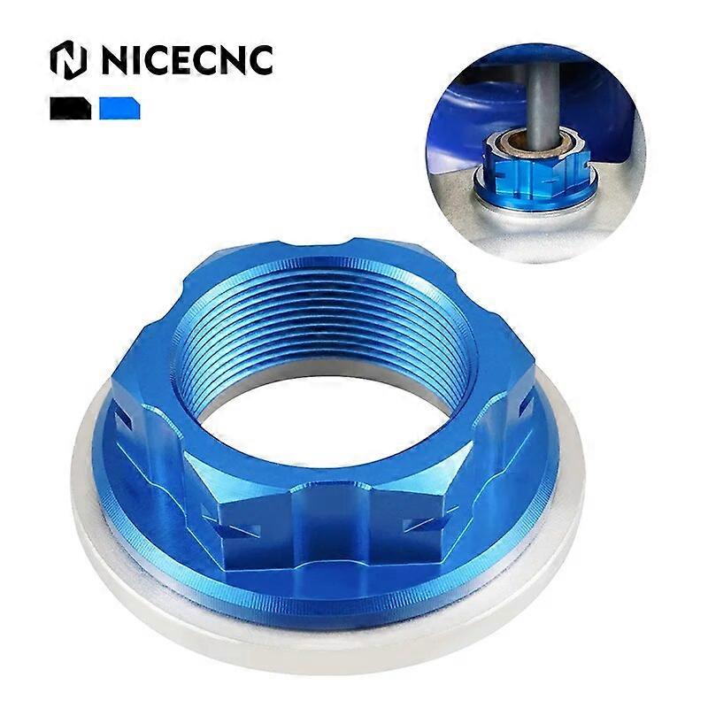 NiceCNC Motorcycle Spindle Nut Kit For YAMAHA YZ85 2002-2022 YZ 65 85LW XT250 XT225 SEROW TTR 50E 110E 125 125E 125L 125LE Blue