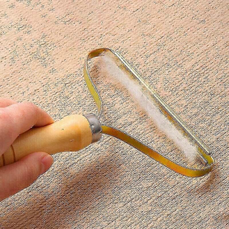 Hmwy-portable Lint Remover Pet Fur Clothes Fuzz Trimmer Manual Reusable Roller Tool