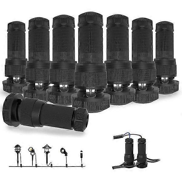 Low-Voltage Wire Connectors for Landscape Lighting - 8 Pack, Easy Installation, Reliable Connection, Versatile Use