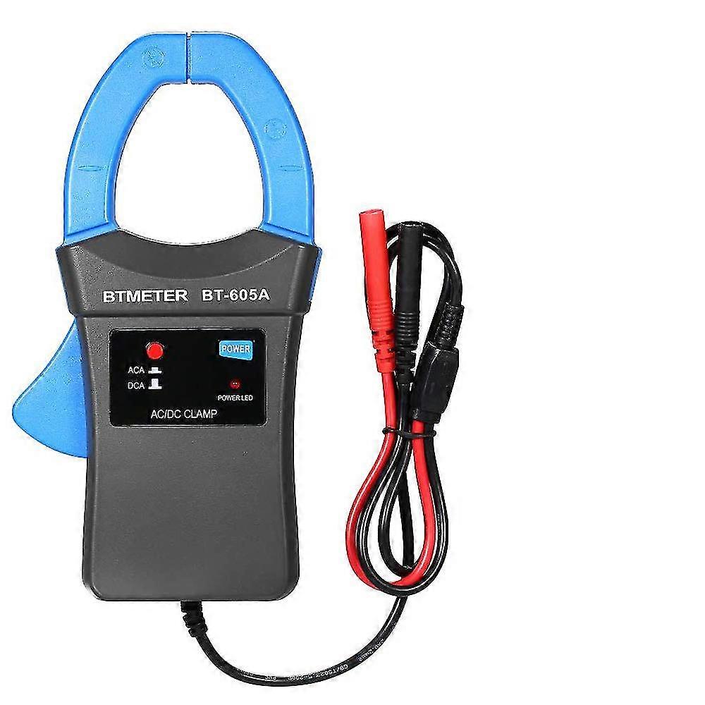 Handheld Ac/dc Current Clamp Probe Adaptor, Dmm Accessory For Digital Multimeter With Test Lead(1pc, Blue)