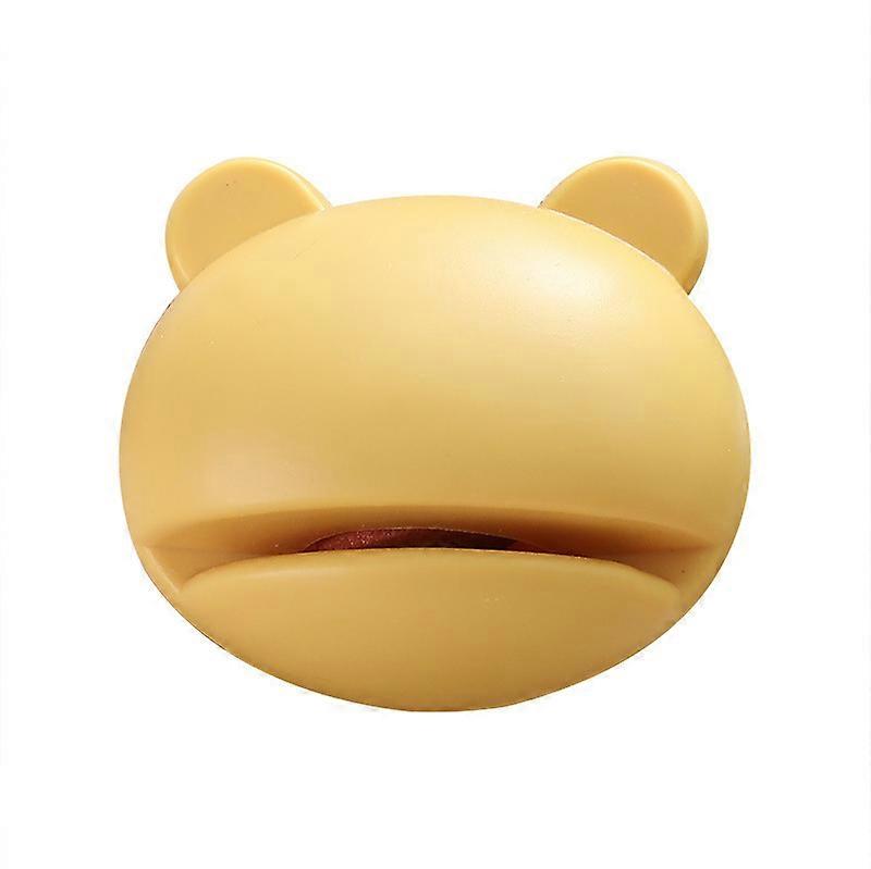 Creative Mini Cute Non-Slip Manual Stone Sharpener Quick and Convenient Kitchen Sharpener (Yellow)