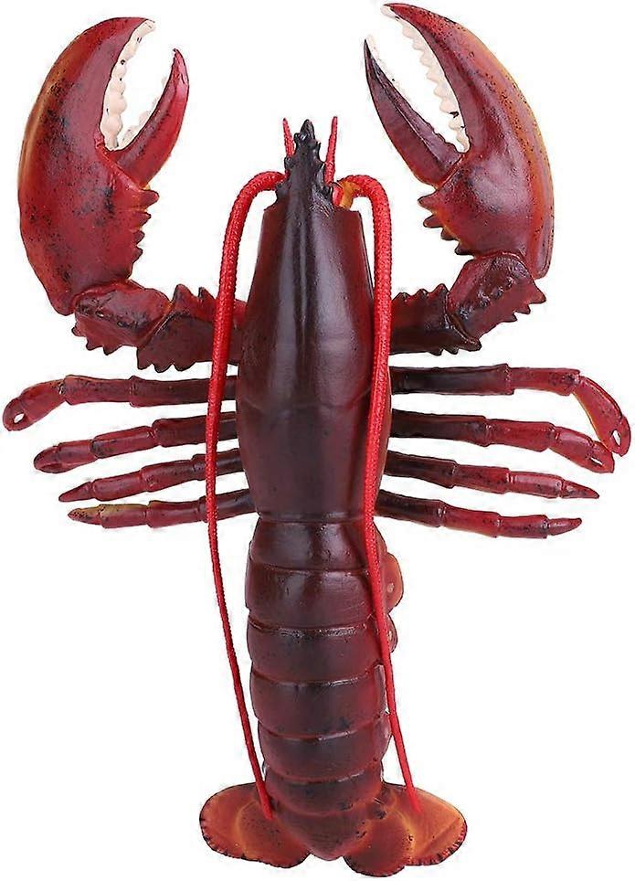Simulated Lobster Model Rubber Plastic Seafood Restaurant Prop De