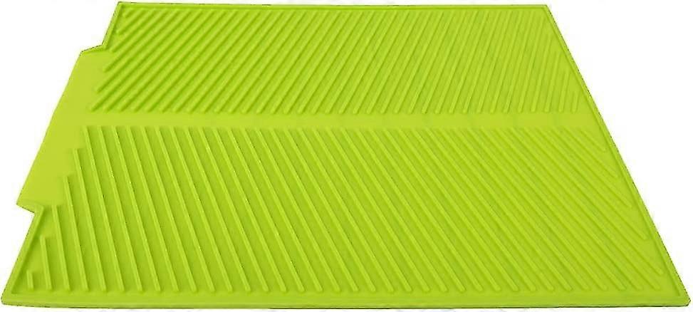 Table Decoration Drainage Pad, Silicone Pad, Home Use For Kitchen(green,1pc)