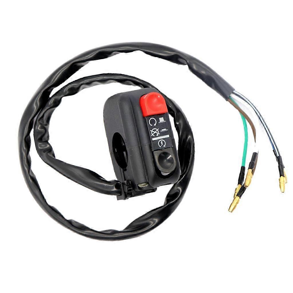 7/8" Motorcycle Handlebar Light ON OFF Starting Kill Switch Button
