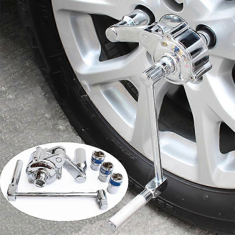 1/2" Torsional Torque Multiplier Wrench Lug Nut Remover Car Tire Disassembly Labor Saving Spanner Lug Nut Lugnuts Remover