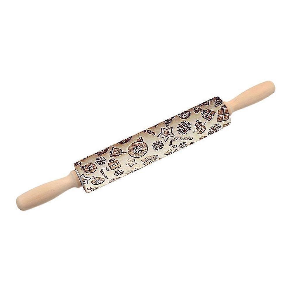 Christmas Embossing Rolling Pin