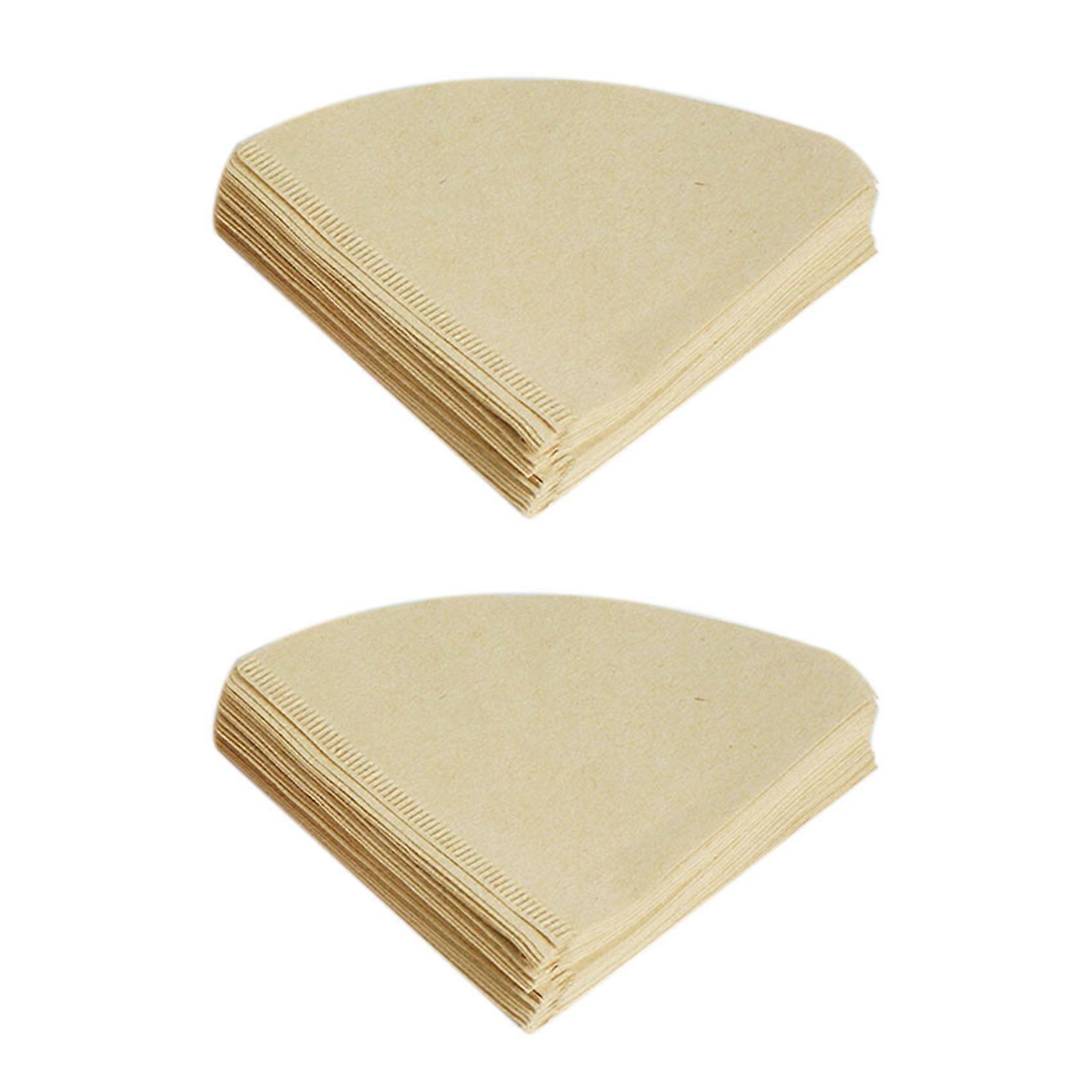 160PCS V Shape Coffee Filter Paper Cone 1-2Cup for V60 Dripper Coffee Filters Cups Coffee Drip Tool