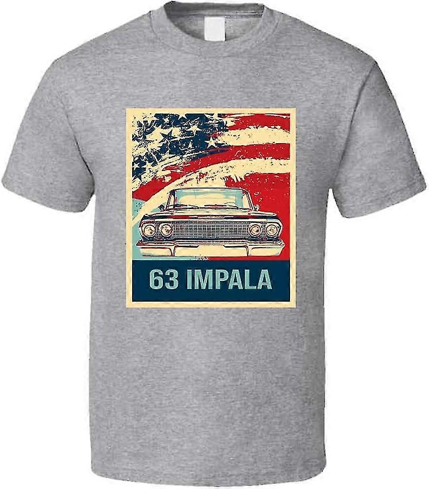 1963 Chevy Impala Front Grill View Koszulka w stylu pop art