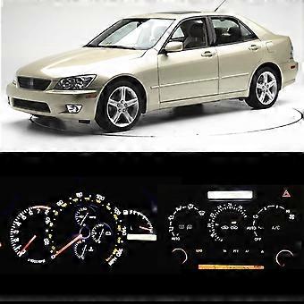 White LED Bulb Combo Kit For Lexus IS300 2001-2005 - Climate Control & Key Ring