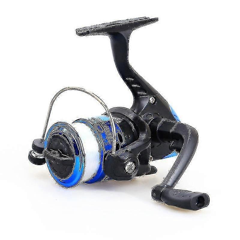 Spinnefiskehjul 5.2:1 3bb Fiskehjul med line (blå)