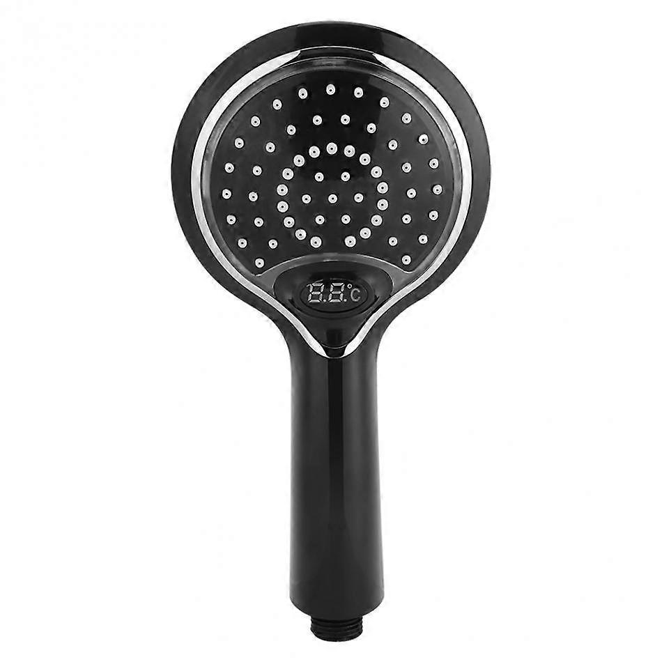 Shower Head With Thermometer Illuminated