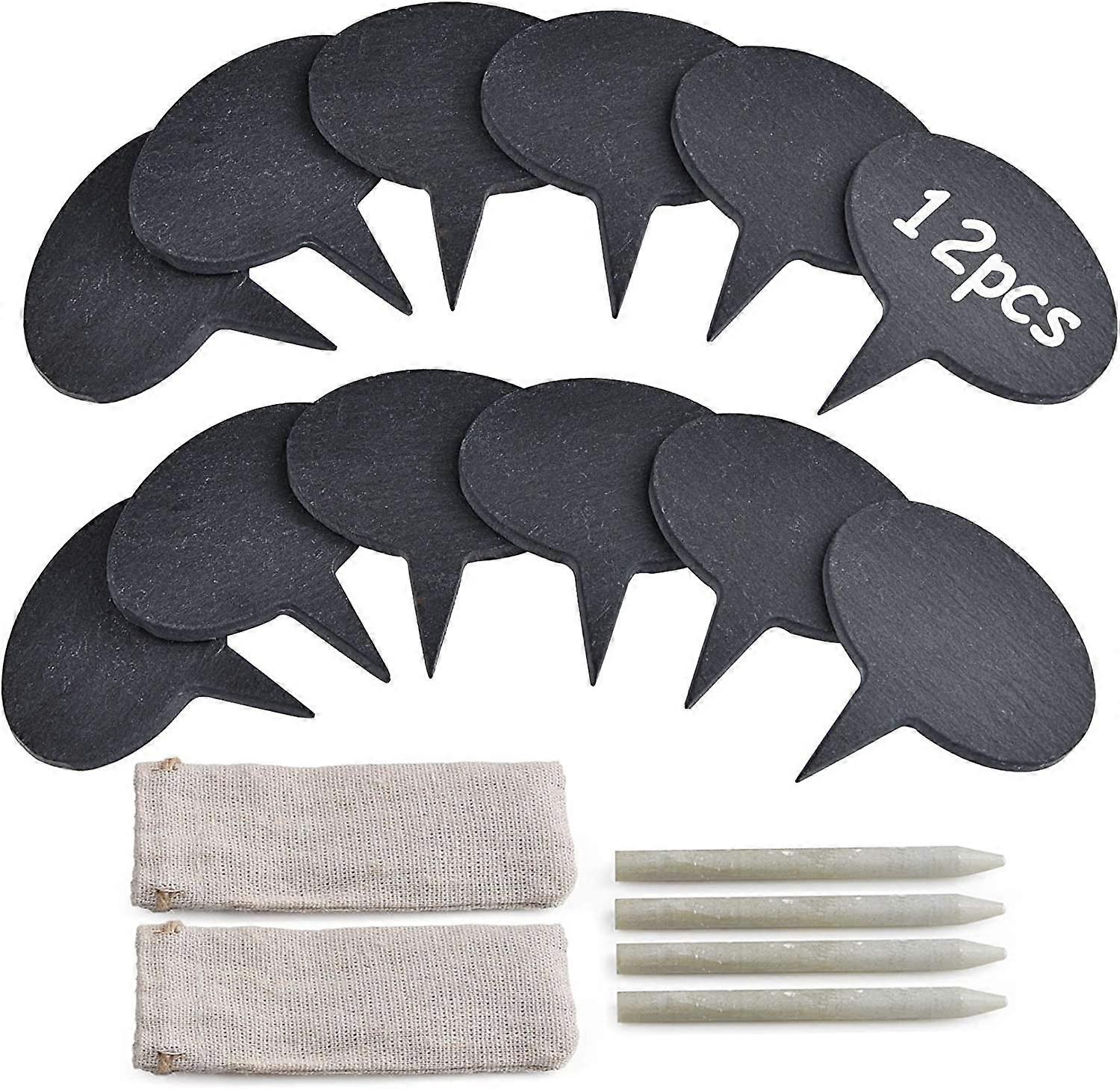 Cheese Markers for Charcuterie Board, Set of 18PCS Slate Cheese Labels Sign, Cheese Markers Set, Chalkboard Picks Cheese Name Tag Cupcake Toppers for
