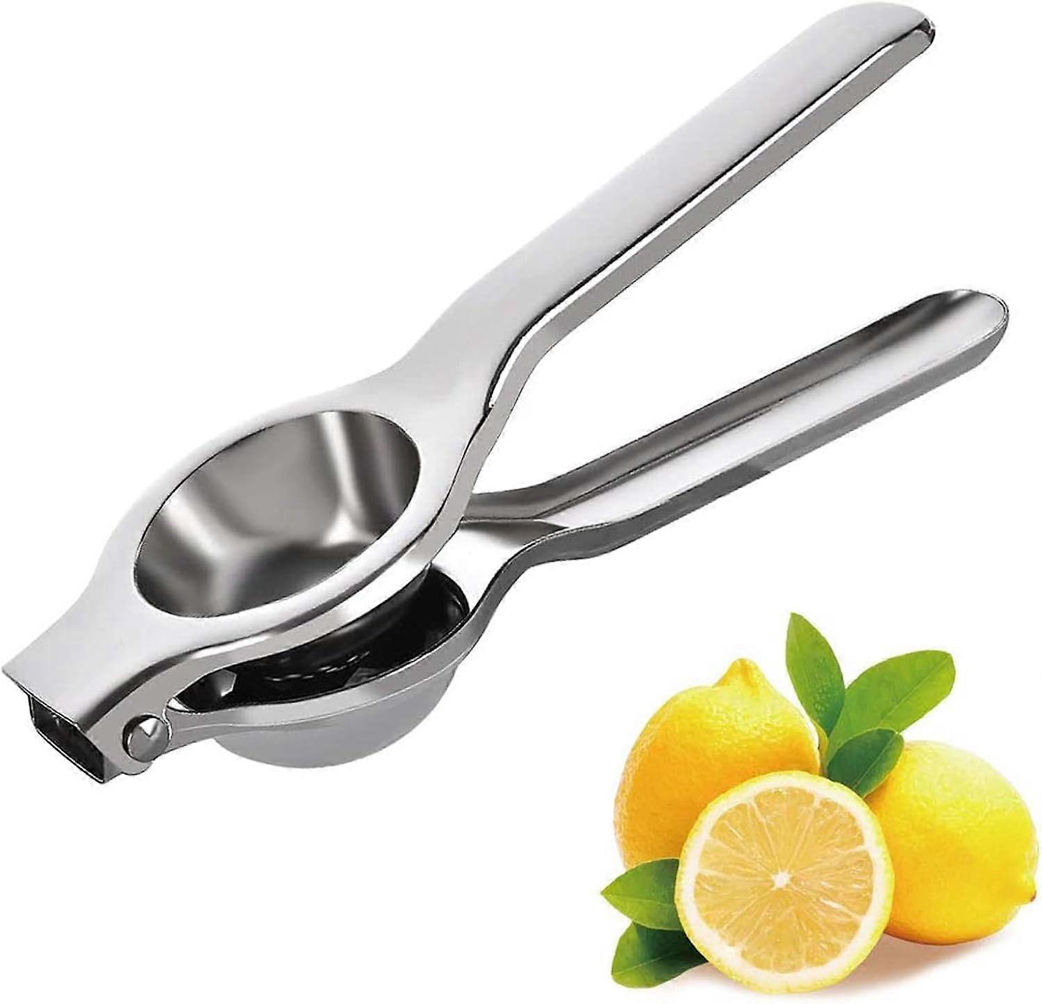 Manual Lemon Squeezers - Heavy Duty Stainless Steel - Juice Extractor Single Press Handheld Lime Squeezer Citrus Juicer hand - Quick and Effective Jui