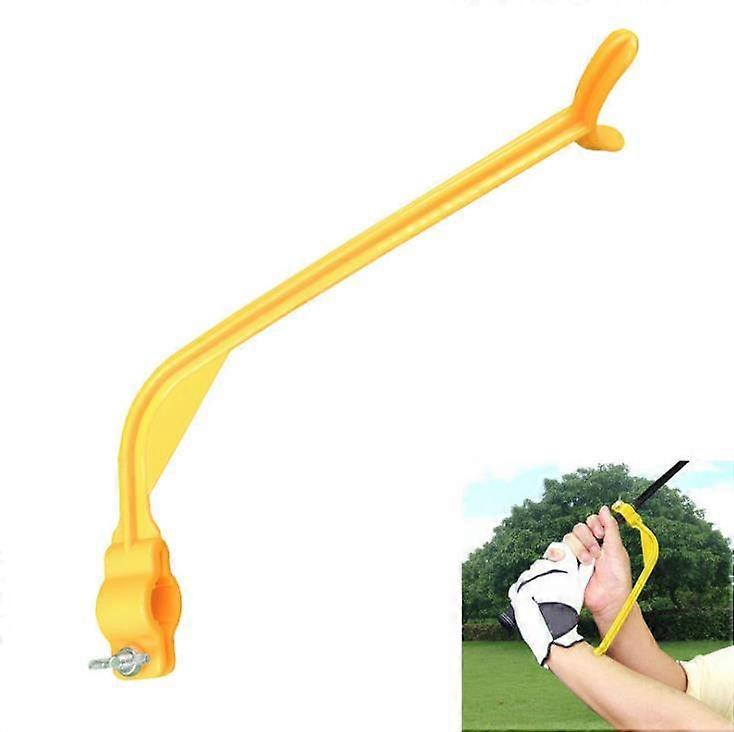 Golf Swing Correcting Tool - Arm Band Trainer for Posture Motion Correction (Yellow)
