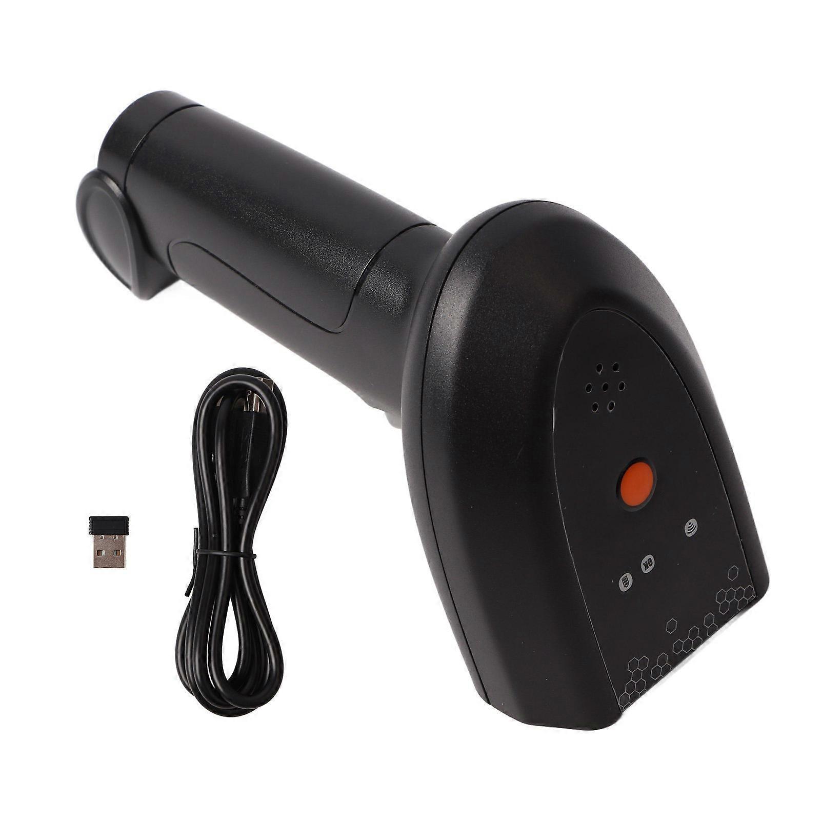 QR-Code-Scanner V10 Drahtloser intelligenter Sprachscanner Supermarkt-Kurier-Lager-Inventar-Check-Barcode-Scanner