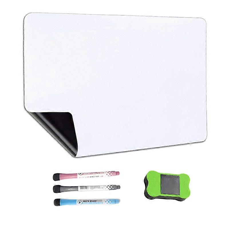Magnetic Dry Erase Whiteboard Calendar For Refrigerator with 3 Pens and Large Eraser,For Notes Weekly Planning Drawing