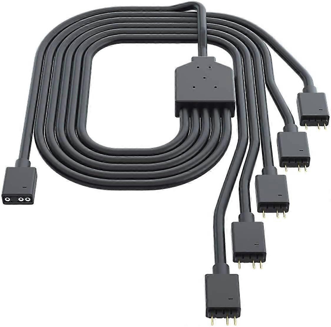 ARGB Extension Cable - 1 To 5 Splitter Cable for RGB Lighting