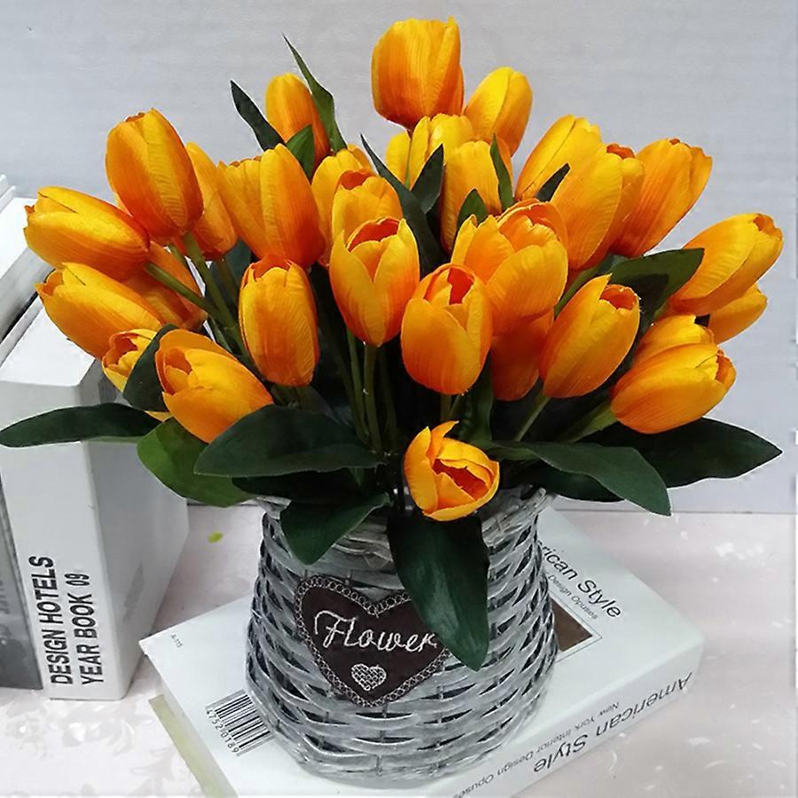 9 Heads Artificial Tulip Bouquet for Home Decoration