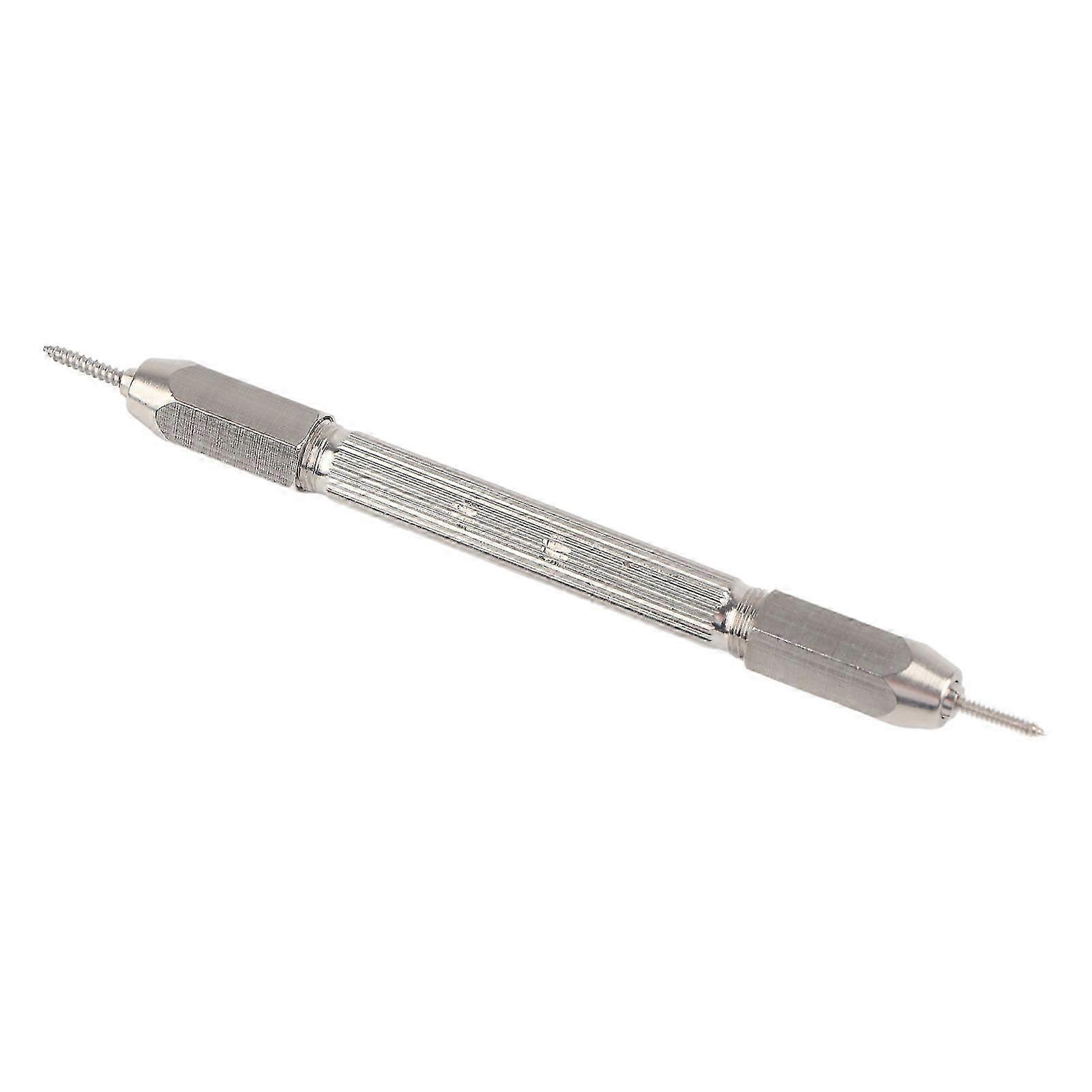 Badminton Racket Threading Tool Racket Eyelets Grommets Nail Cone Tool Double Headed For Sports Silver