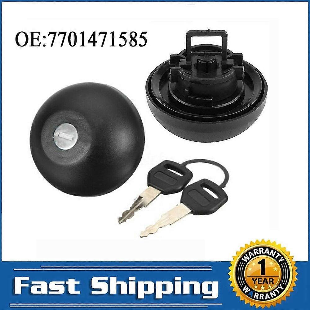 Locking Petrol Fuel Tank Cap with Two Keys for Renault Clio Laguna Espace Megane Scenic Twingo 7701471585 7701471227