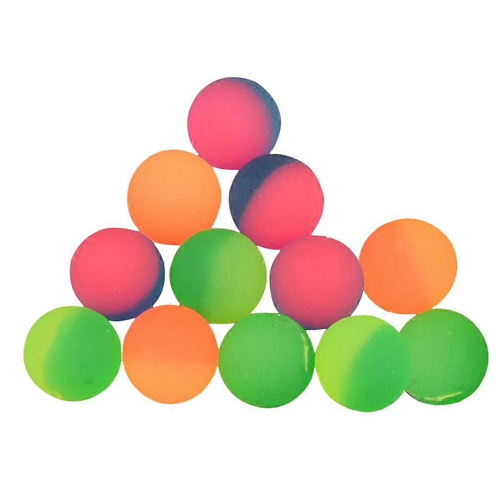 12 Pcs Kids Playsets Bulk Bouncy Balls Bouncing Balls Glow The Dark Bouncy Balls Pool Balls Children Rubber Toy