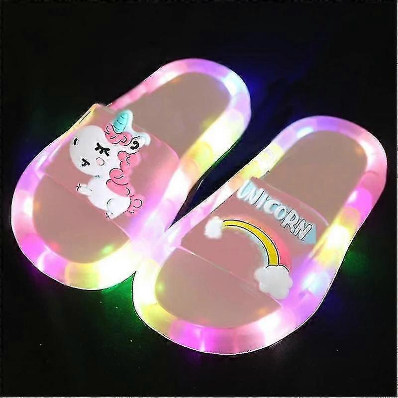 Spotty Toddler Unicorn Slippers