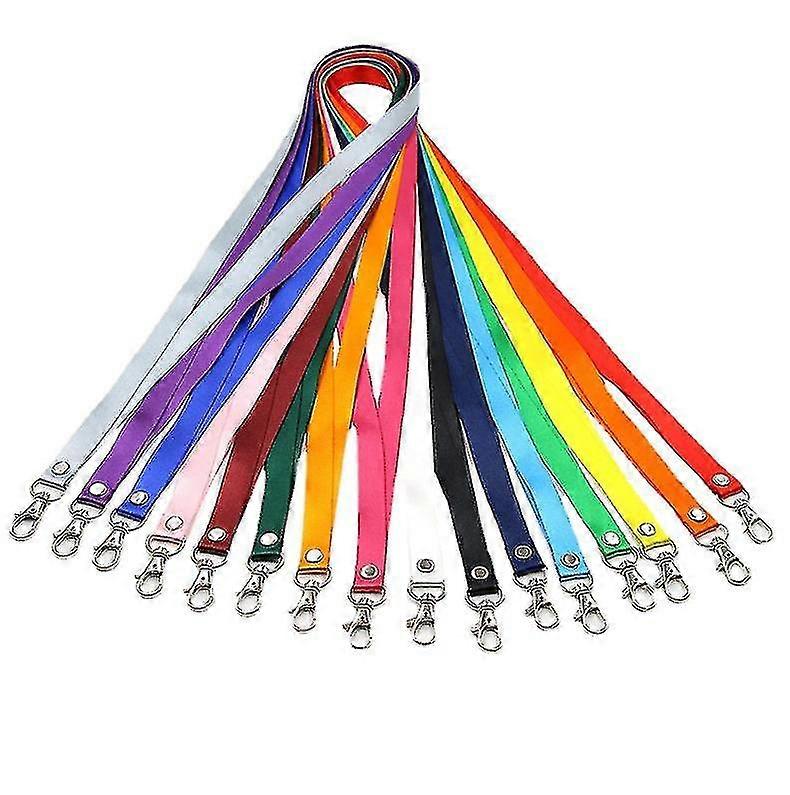 14pcs νάυλον κορδόνι για τον κάτοχο καρτών εμβλημάτων ταυτότητας 41.9 cm τυχαίο χρώμα