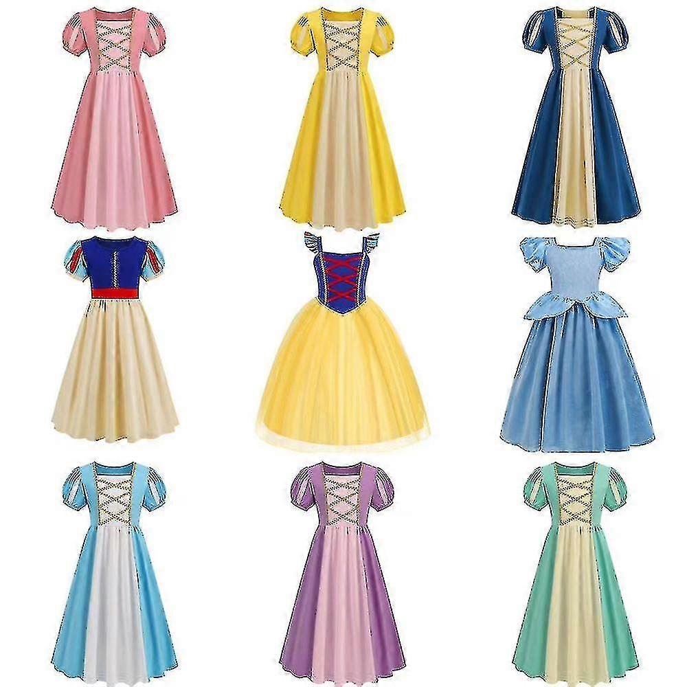 European And American Princess Style Dress Princess Dress Belle Princess  Cinderella Snow White Dress Halloween Party Christmas Gift | Fruugo NO