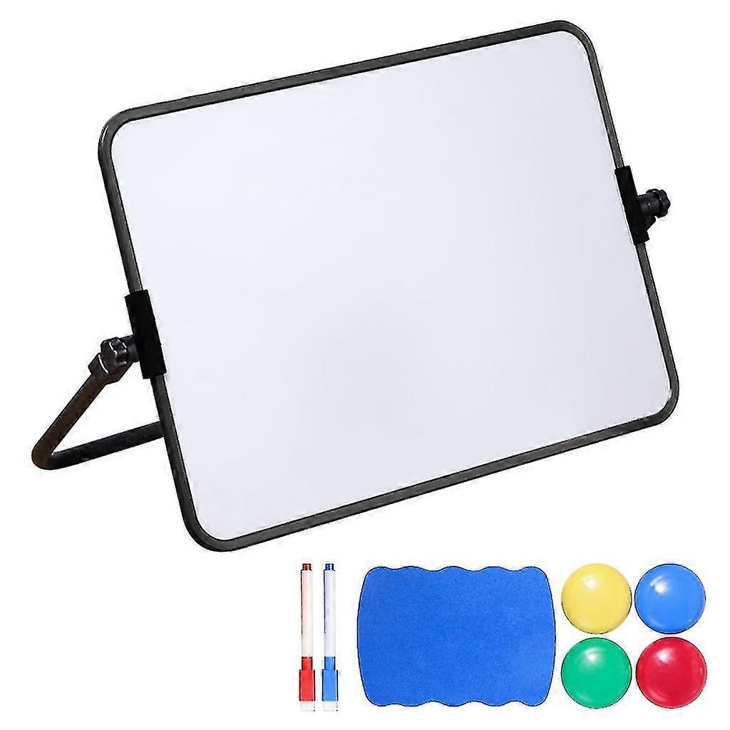 A3 Whiteboard With Stand Marker Magnets Eraser, Double-sided White Board Easel